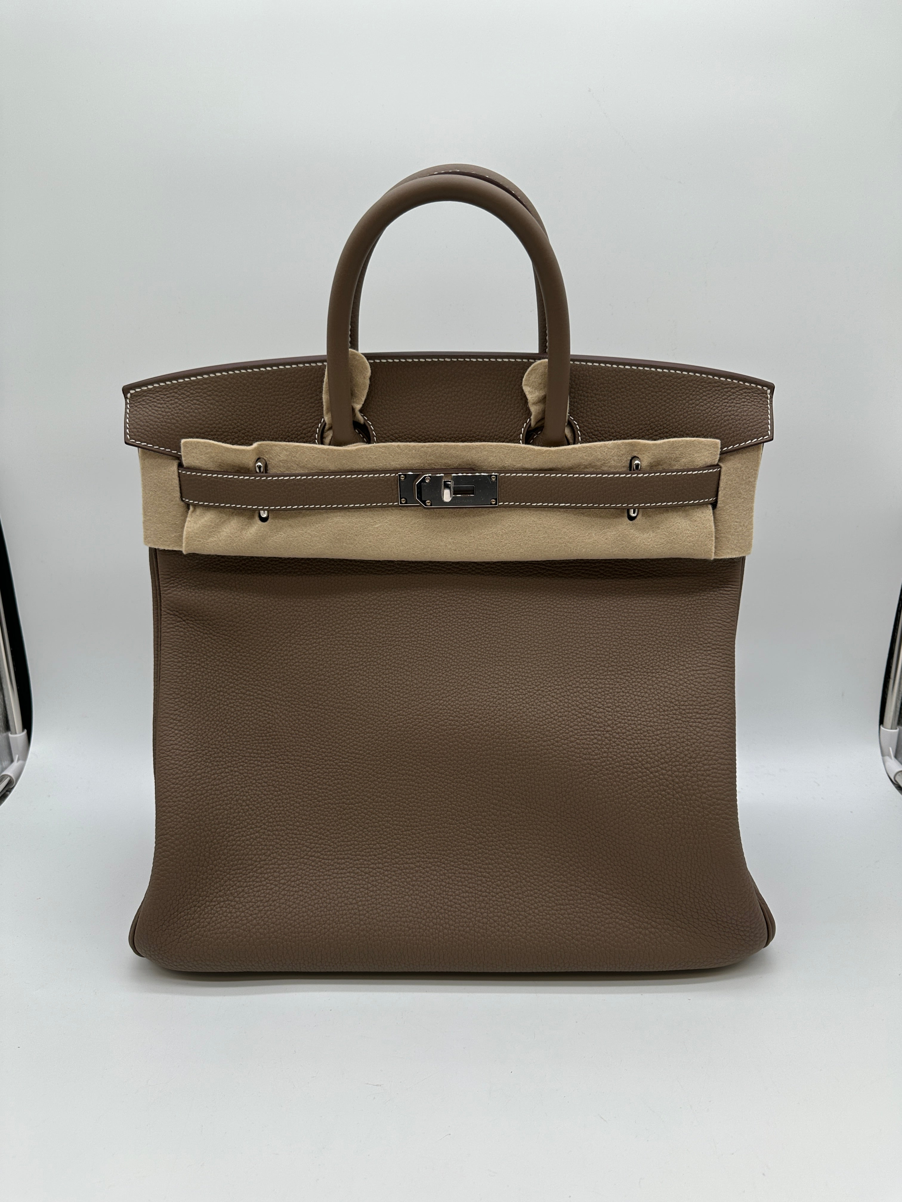 Hermès Haut a Courroies 40 Etoupe Togo PHW