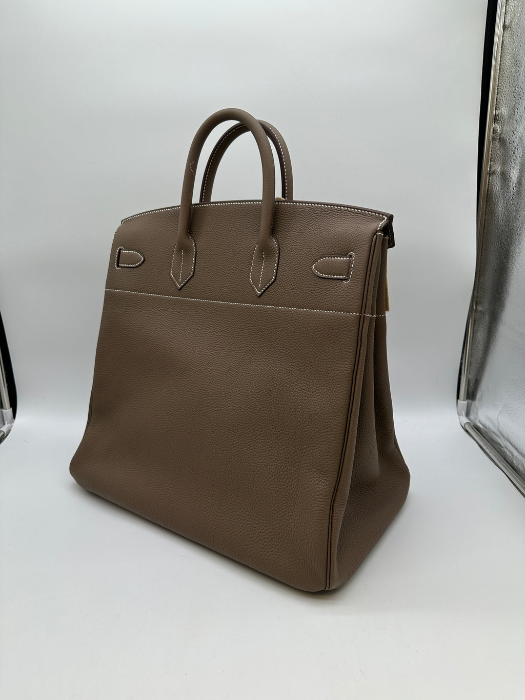Hermès Haut a Courroies 40 Etoupe Togo PHW