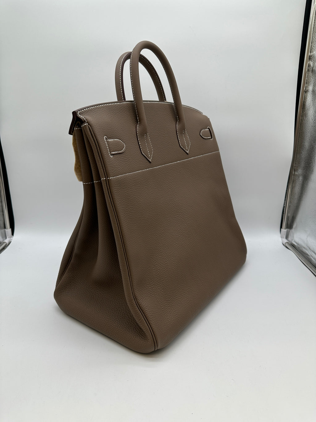 Hermès Haut a Courroies 40 Etoupe Togo PHW