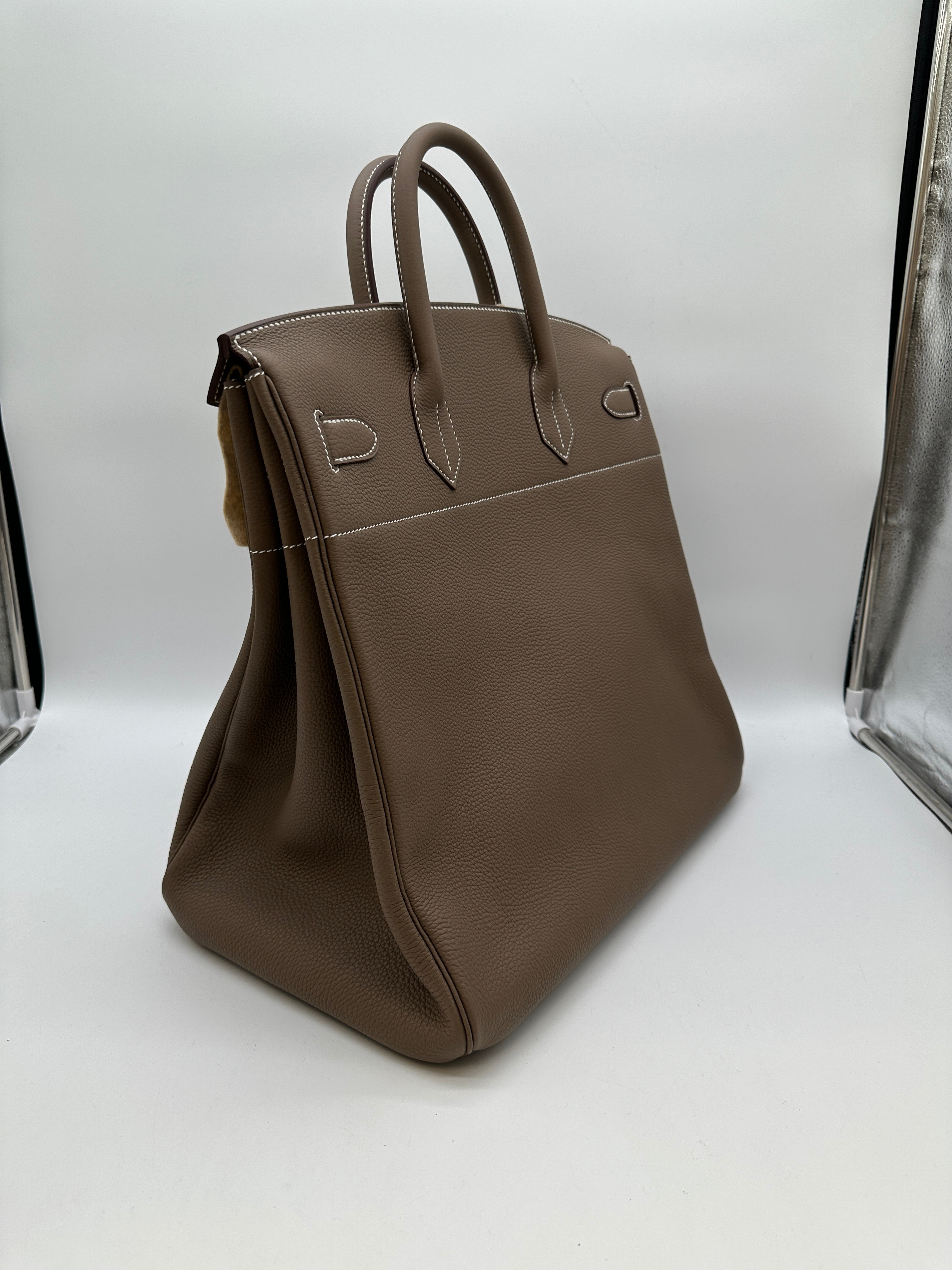 Hermès Haut a Courroies 40 Etoupe Togo PHW