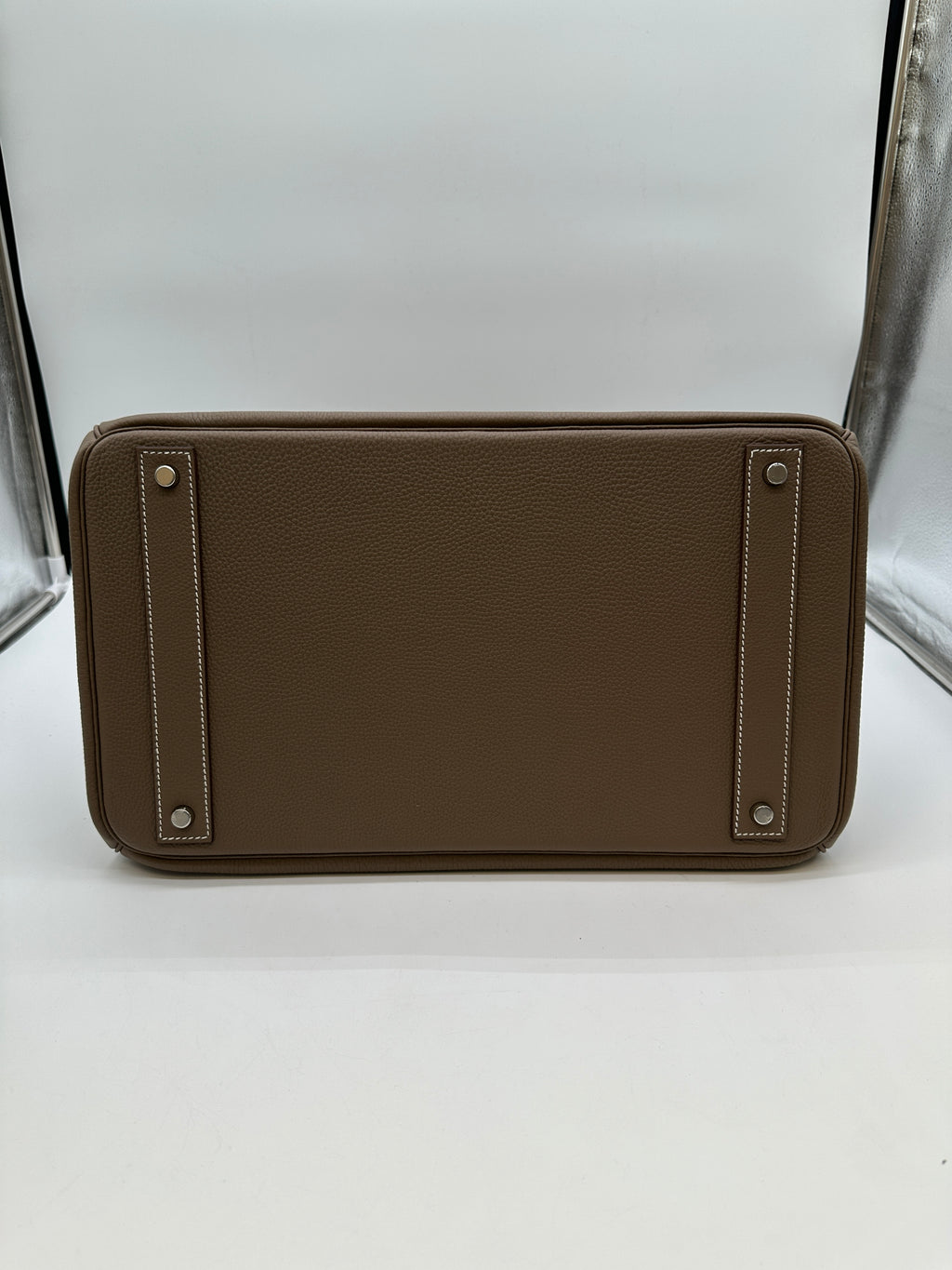 Hermès Haut a Courroies 40 Etoupe Togo PHW