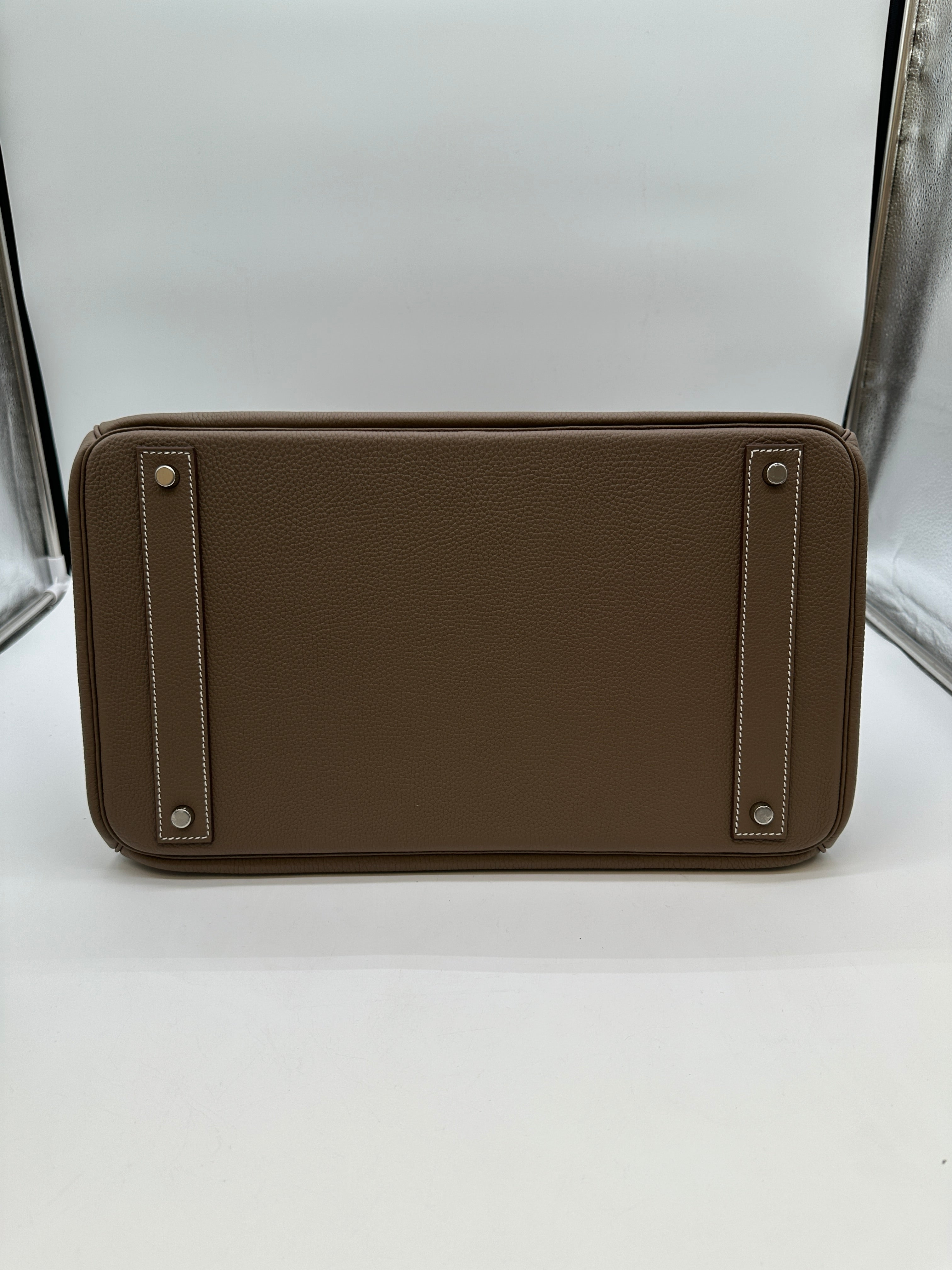 Hermès Haut a Courroies 40 Etoupe Togo PHW