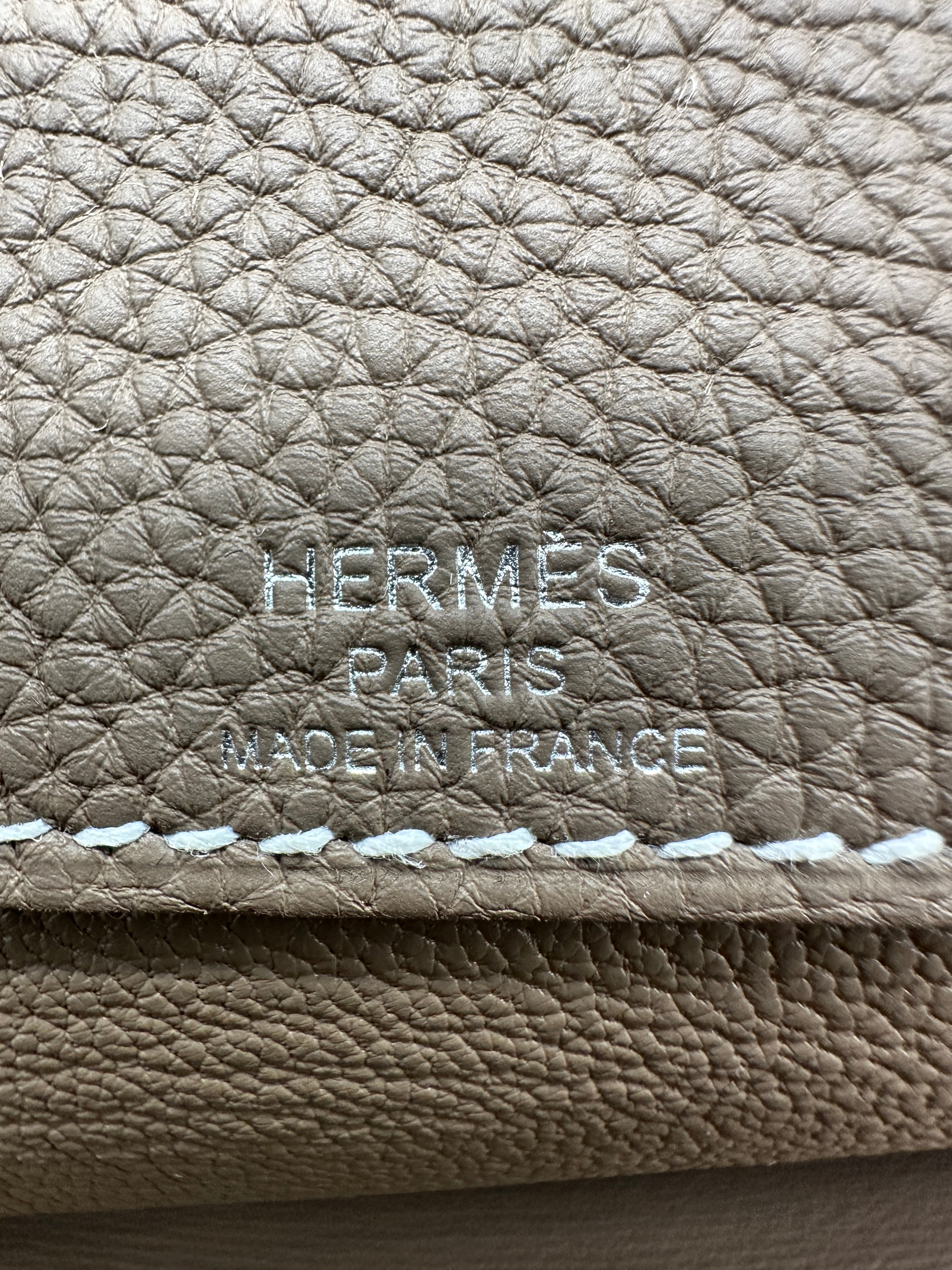 Hermès Kelly Depeches Etoupe Togo PHW