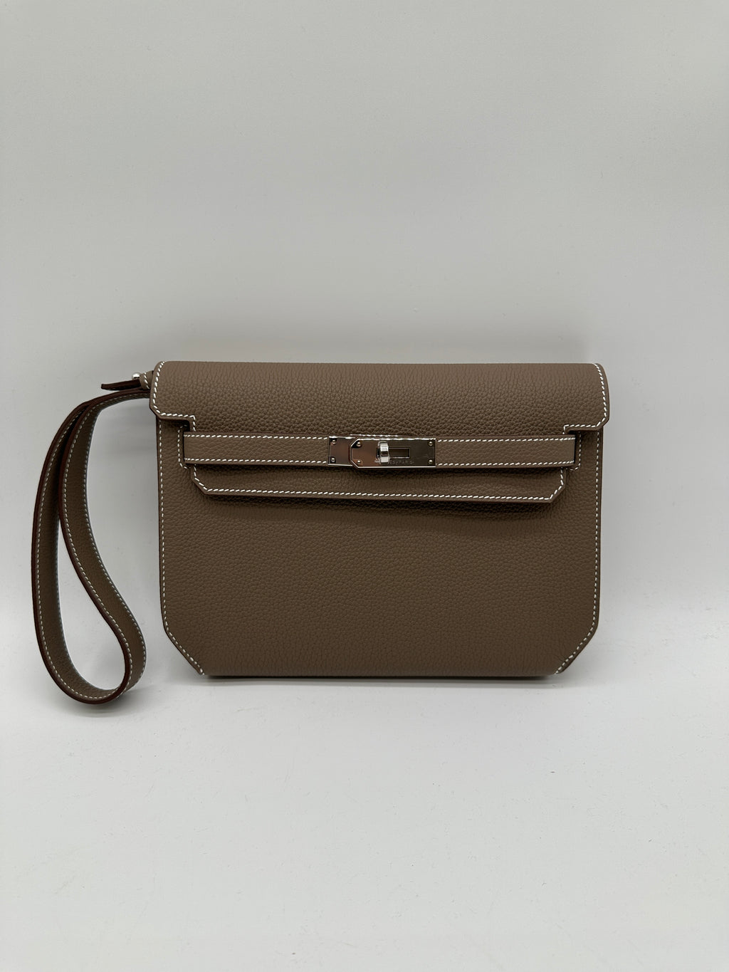 Hermès Kelly Depeches Etoupe Togo PHW