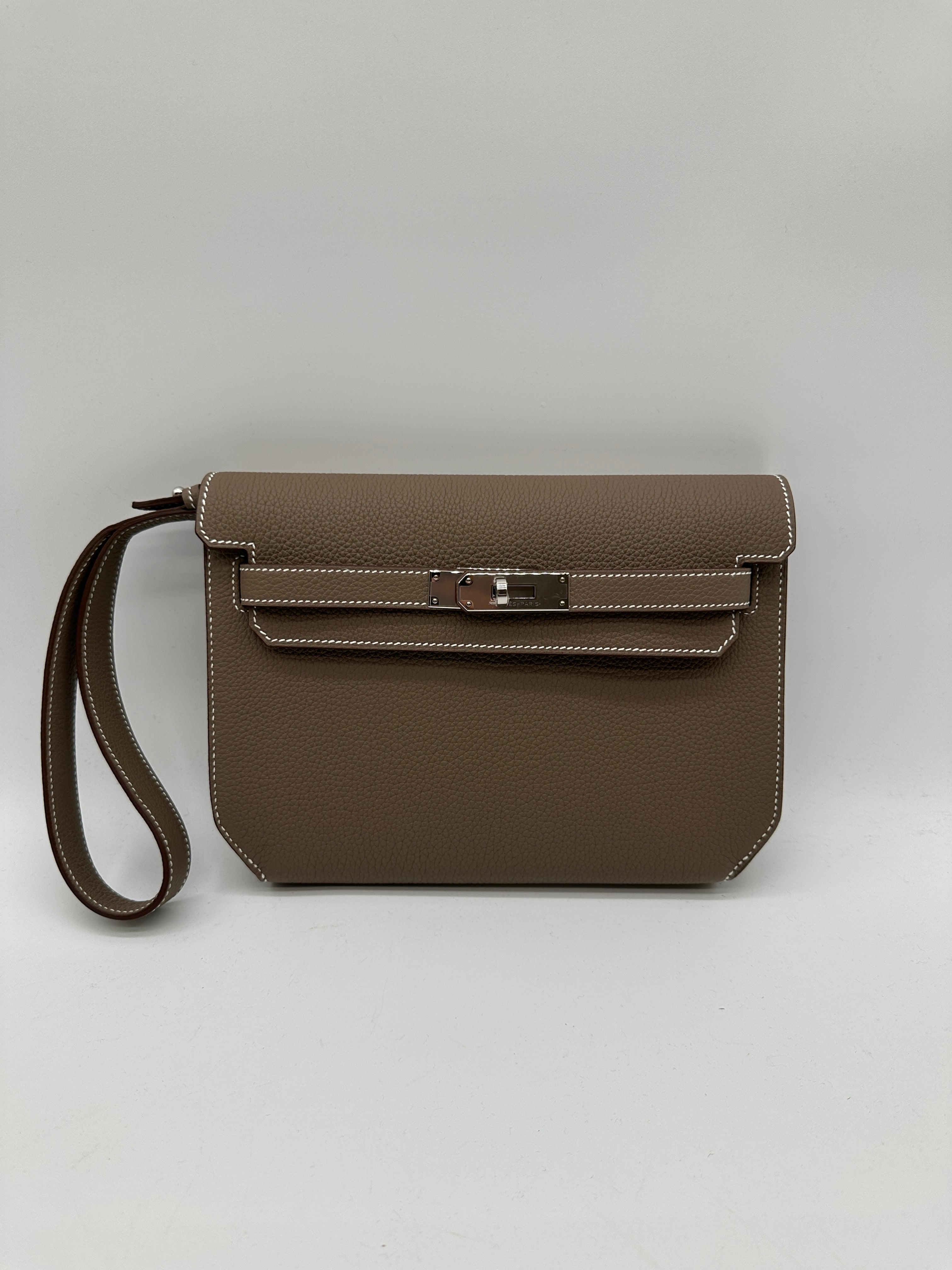Hermès Kelly Depeches Etoupe Togo PHW