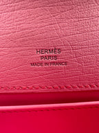 Hermès Kelly Pochette Rose Mexico Shiny PHW
