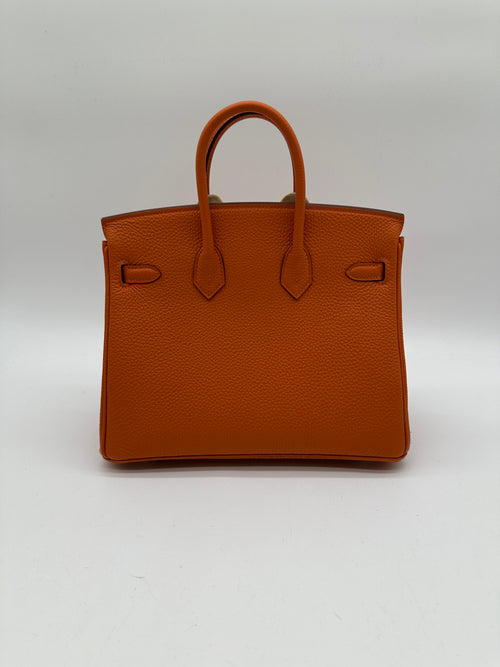 Hermès Birkin 25 Orange Togo PHW