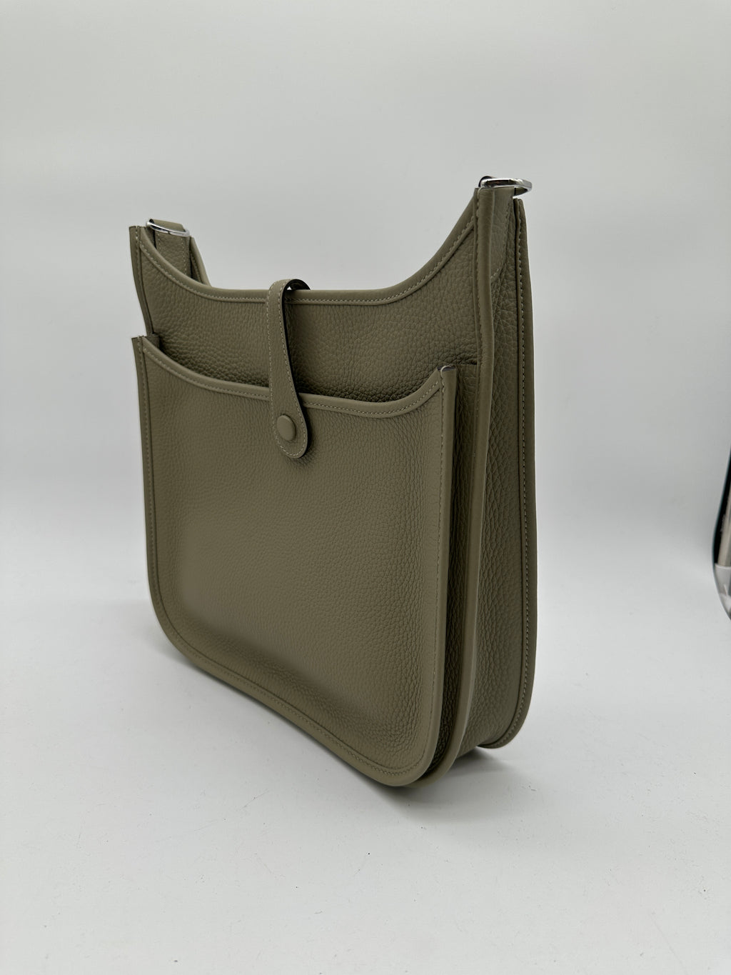 Hermès Vintage Kelly Pochette Rouge Casaque Doblis PHW