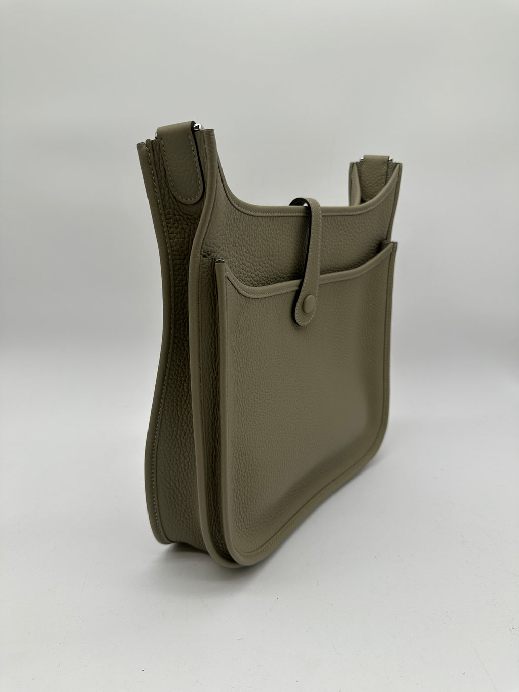 Hermès Vintage Kelly Pochette Rouge Casaque Doblis PHW