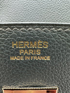 Hermès Birkin Shoulder 29 Vert Mangrove evercolor Permabrass hardware