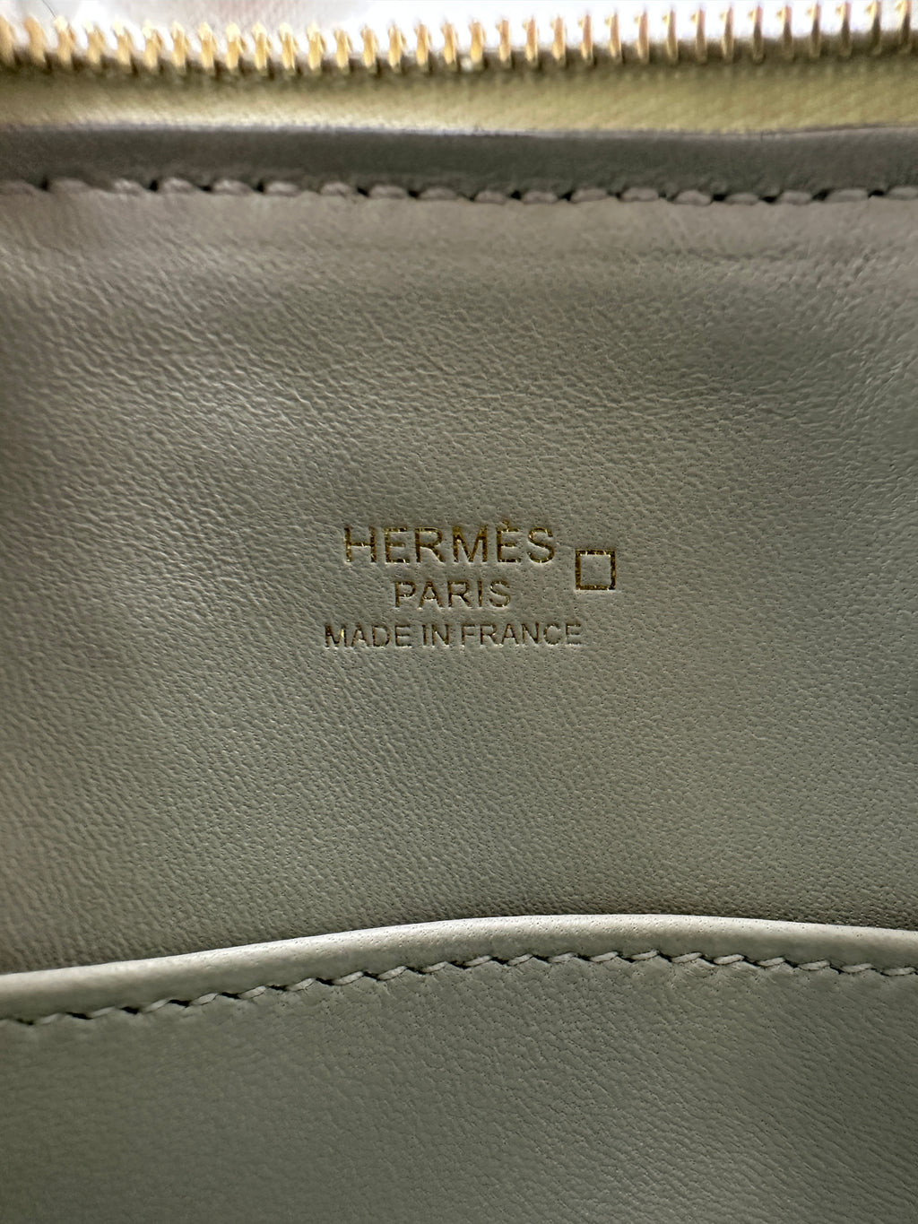 Hermès Mini Bolide Gris Neve Matte Alligator