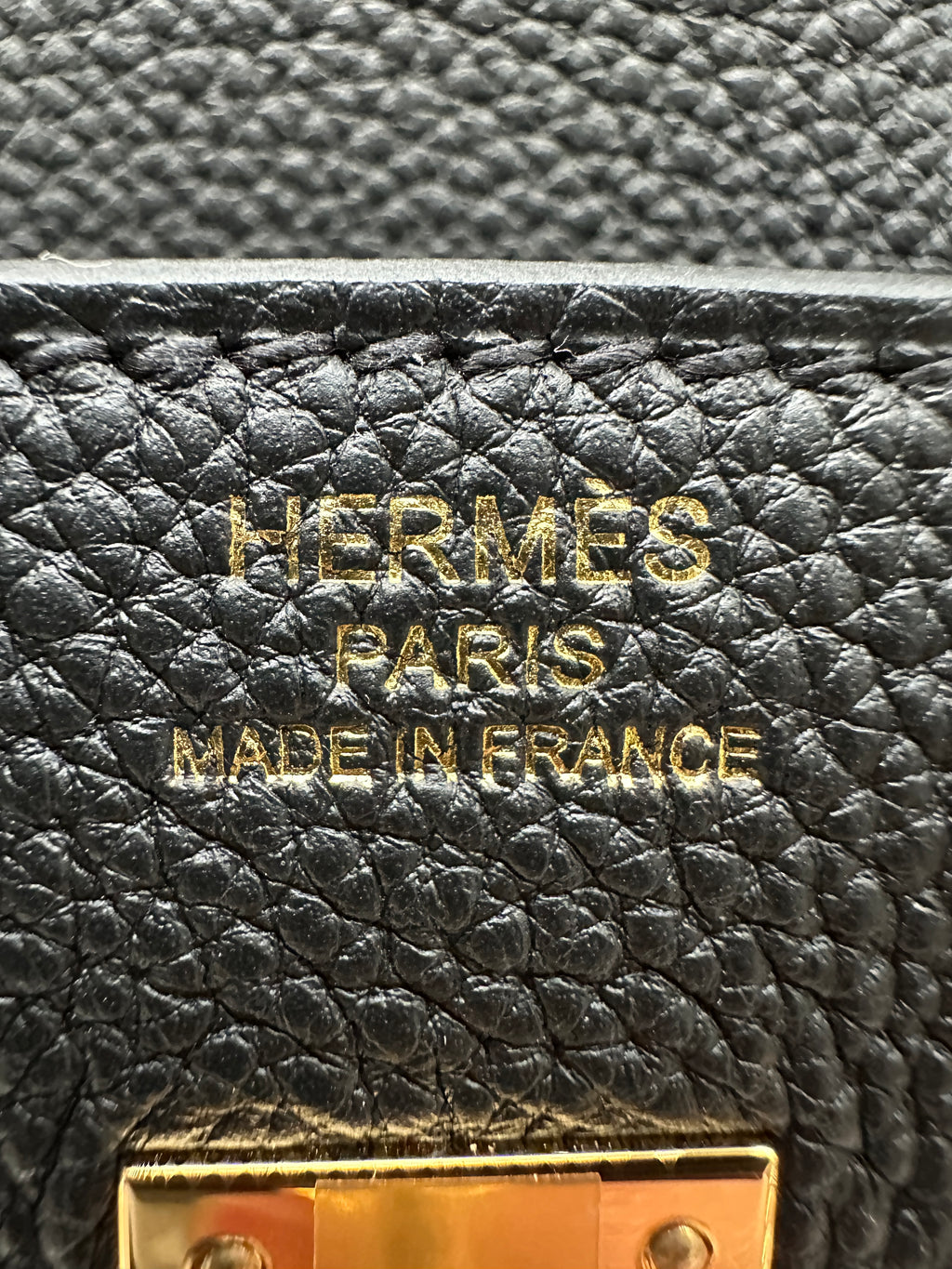 Hermès Birkin 25 Black Togo GHW