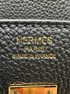 Hermès Birkin 25 Black Togo GHW