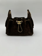 Chanel 25 Mini Handbag Dark Brown