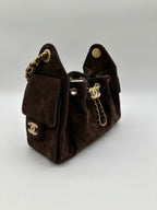 Chanel 25 Mini Handbag Dark Brown