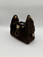 Chanel 25 Mini Handbag Dark Brown