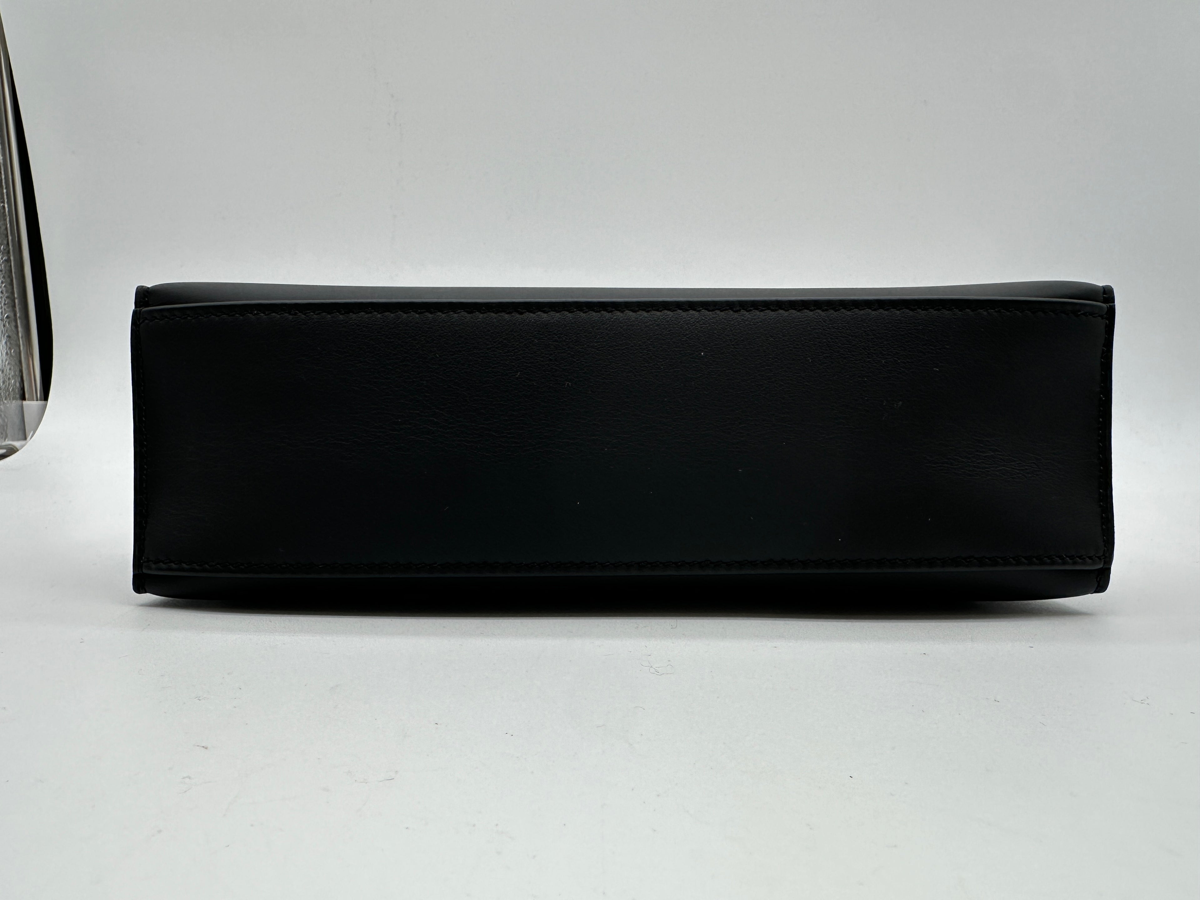 Hermès Kelly Pochette Black Swift GHW