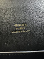 Hermès Kelly Pochette Black Swift GHW