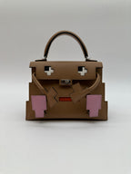 Hermès Kelly Picto Doll Chai Epsom PHW