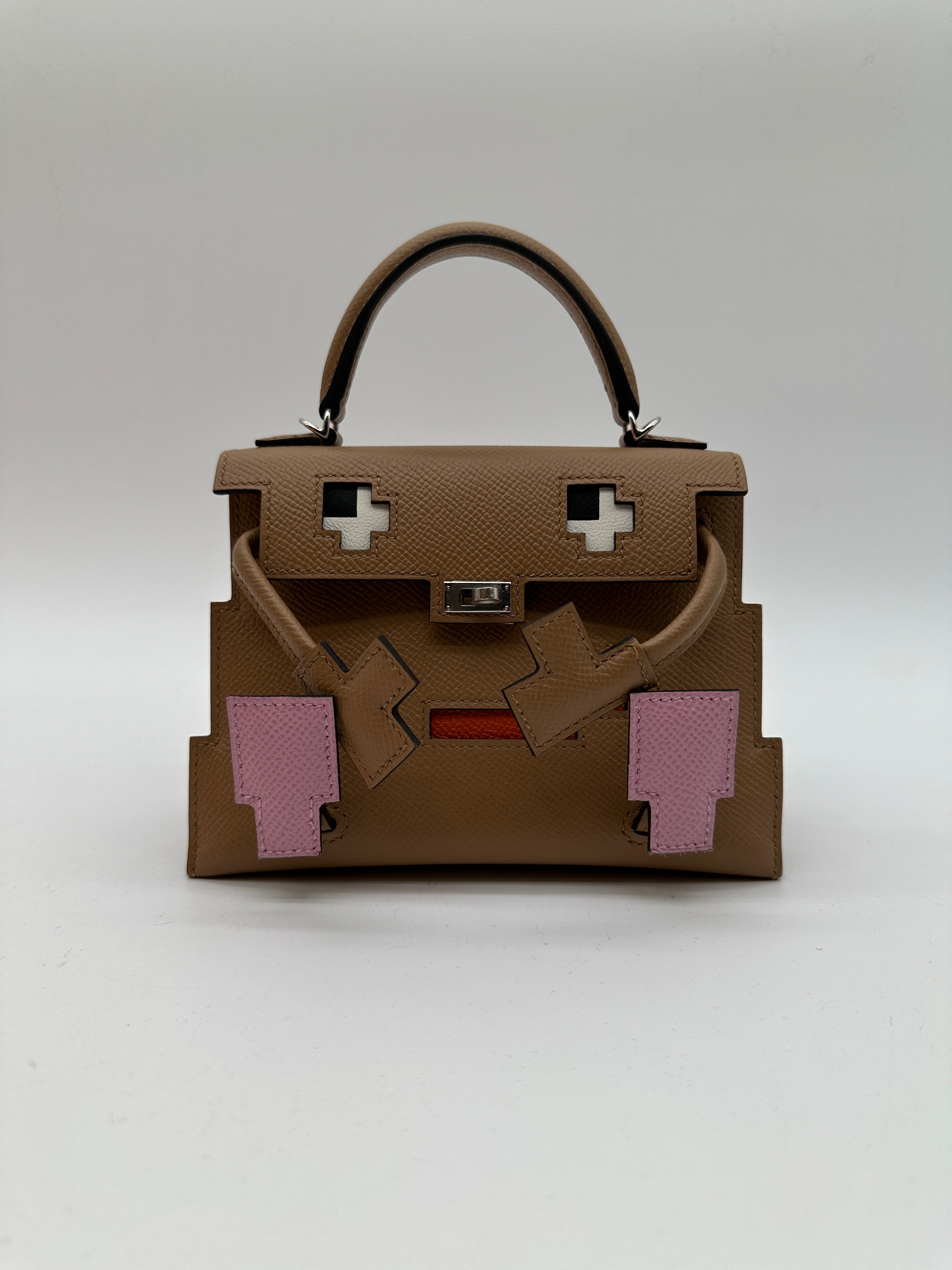 Hermès Kelly Picto Doll Chai Epsom PHW