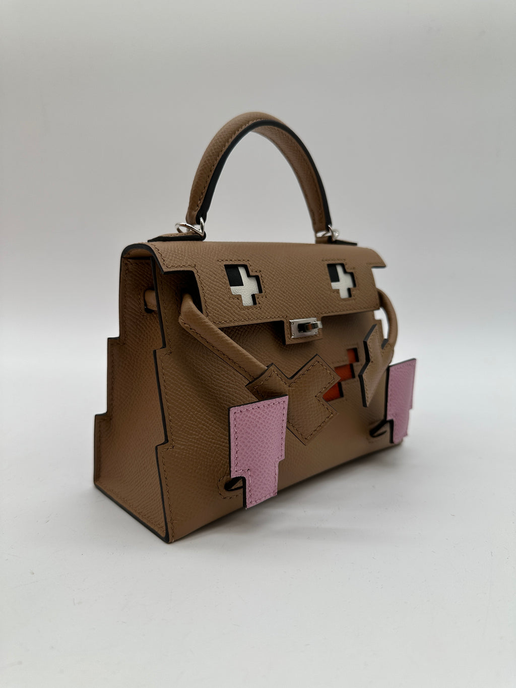 Hermès Kelly Picto Doll Chai Epsom PHW