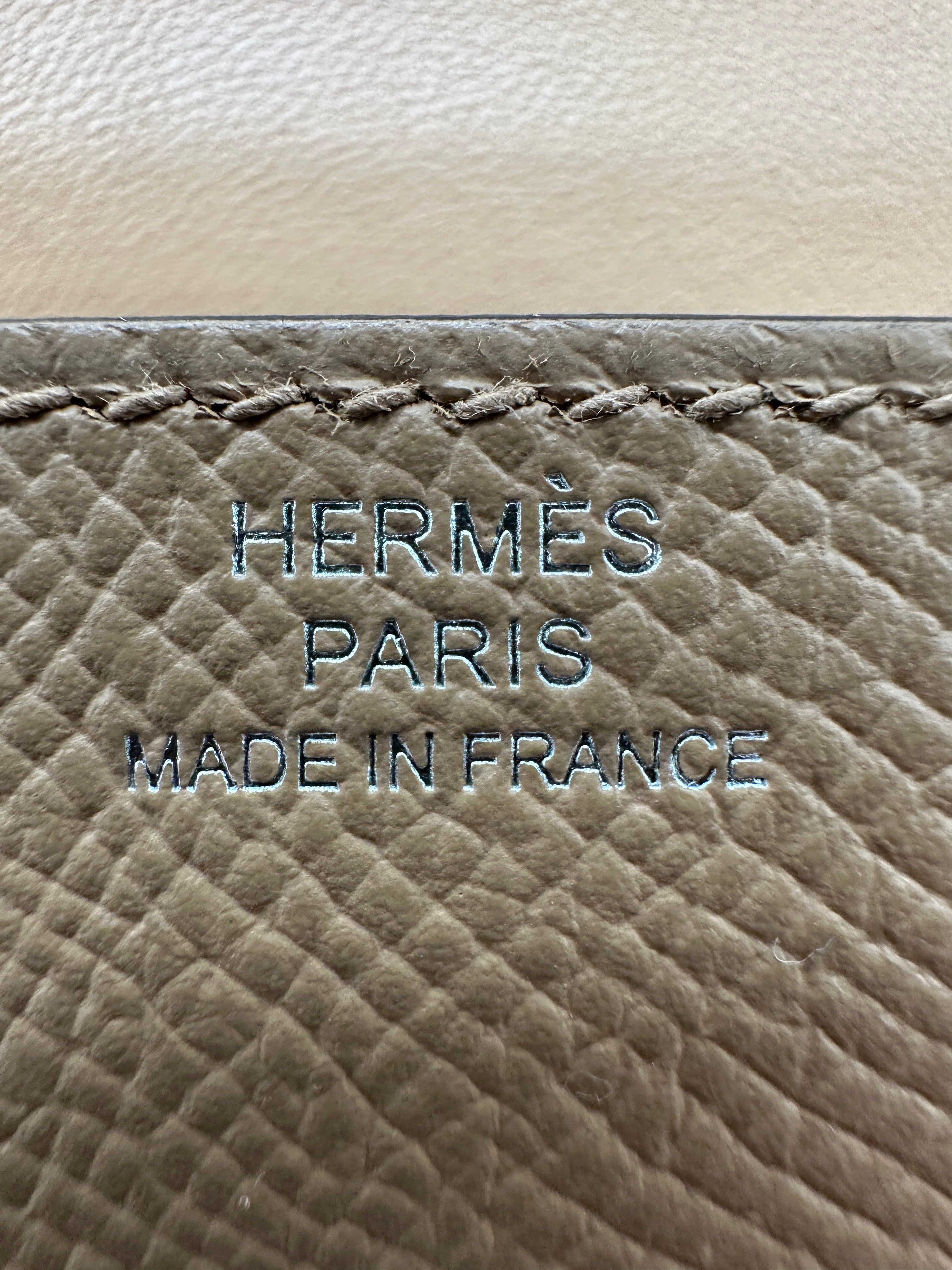 Hermès Kelly Picto Doll Chai Epsom PHW