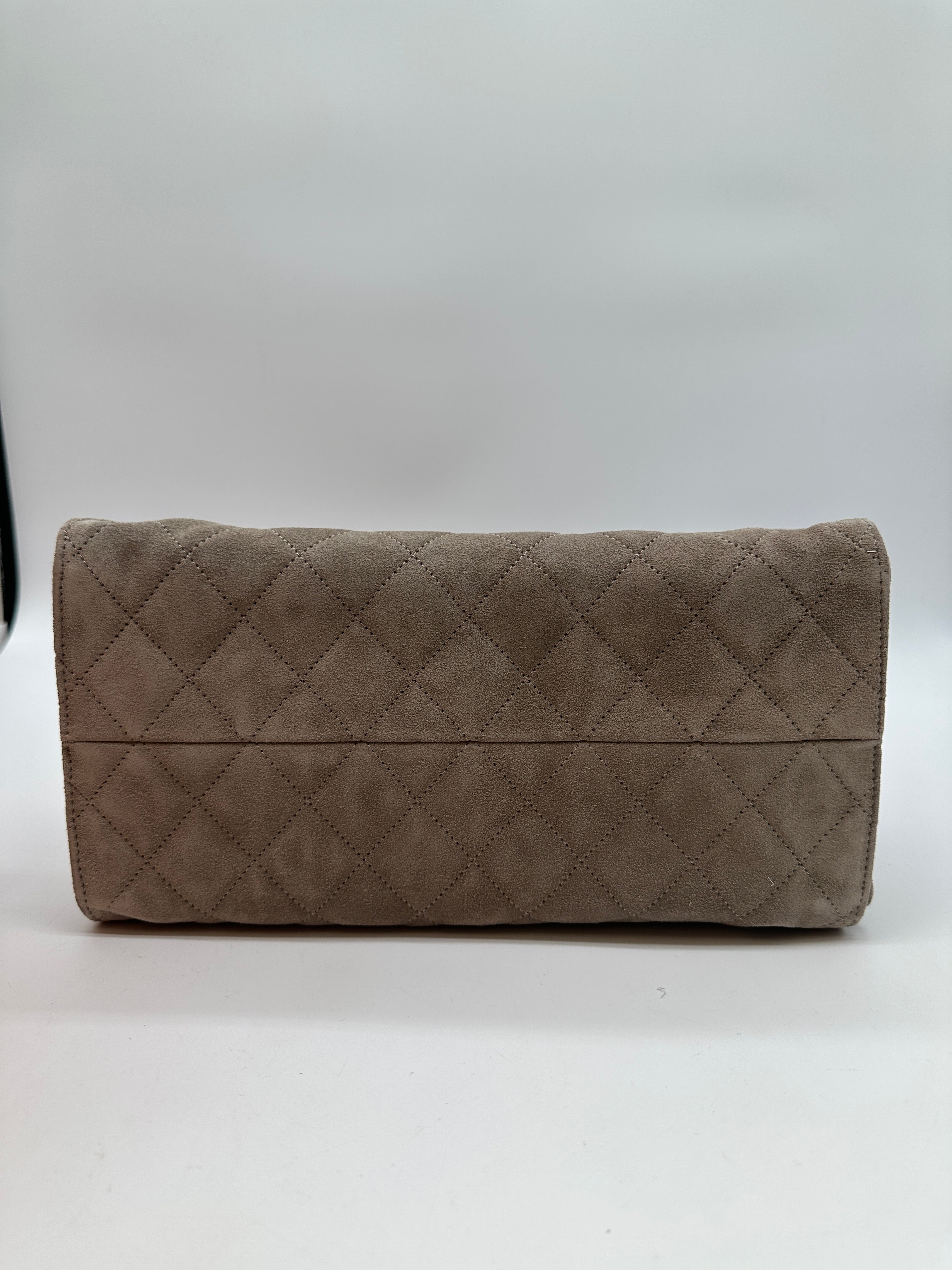 Chanel Hobo Medium Grey Suede