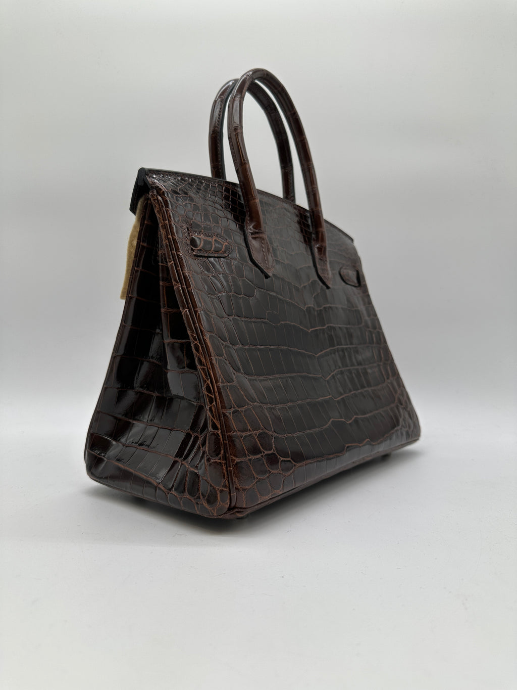 Hermès Birkin 30 Havana Shiny Niloticus PHW