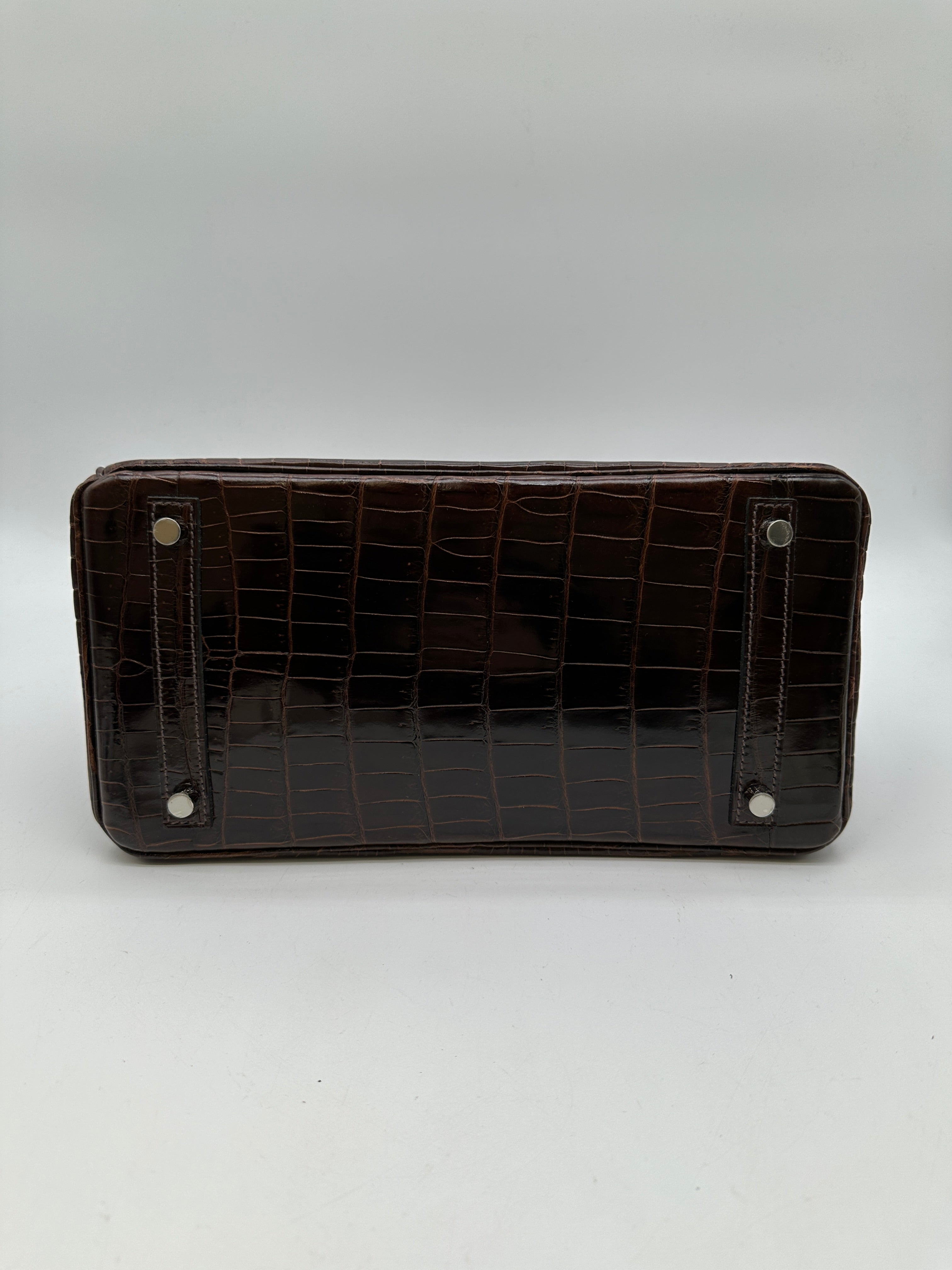 Hermès Birkin 30 Havana Shiny Niloticus PHW