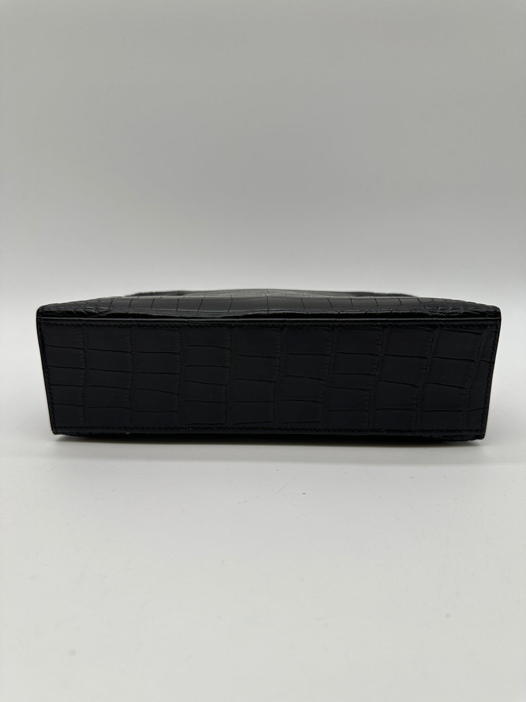 Hermès Kelly Pochette Black Matte PHW K