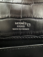 Hermès Kelly Pochette Black Matte PHW K