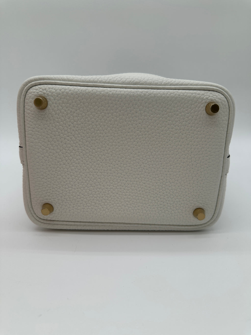 Hermès Picotin 18 New White GHW