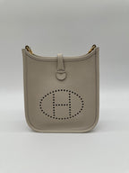 Hermès Mini Plume Jaune Milton Swift PHW