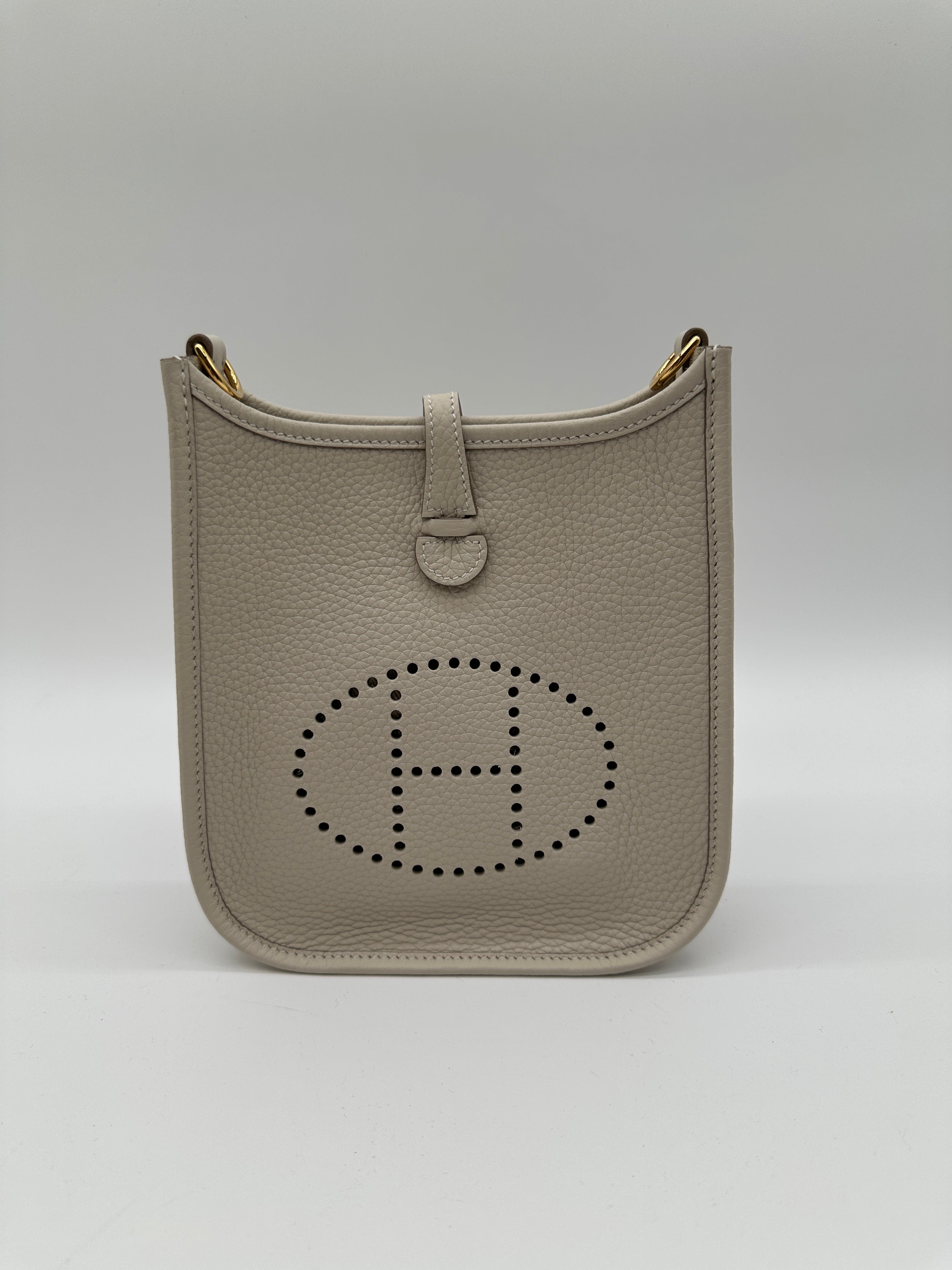 Hermès Mini Plume Jaune Milton Swift PHW