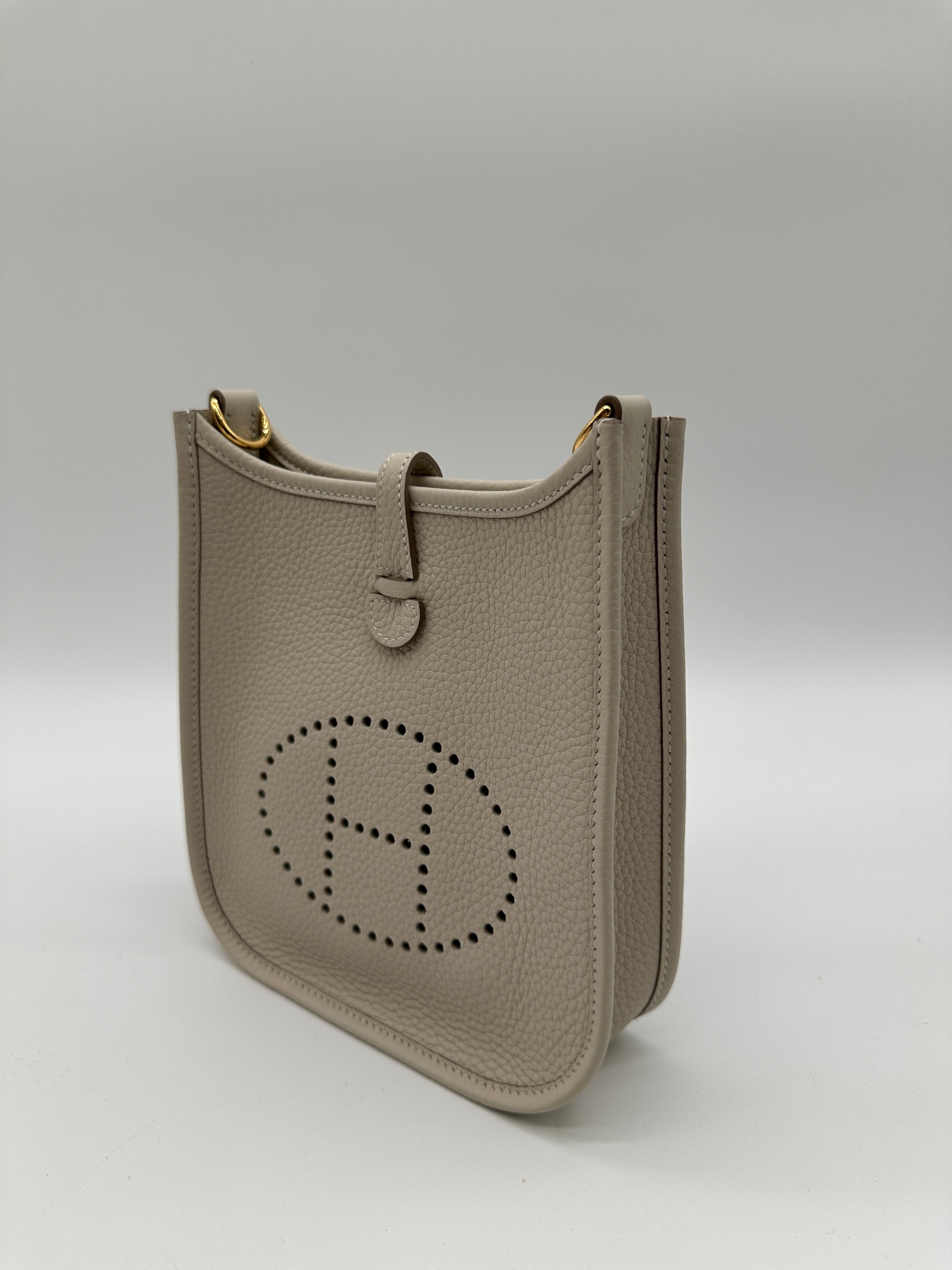 Hermès Mini Plume Jaune Milton Swift PHW