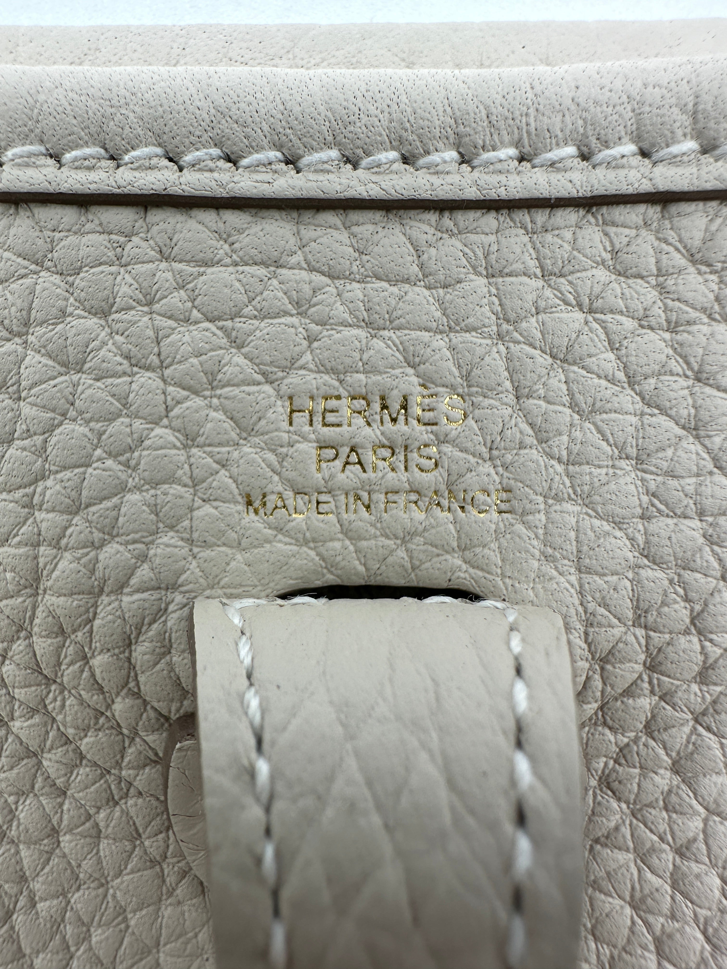 Hermès Mini Plume Jaune Milton Swift PHW