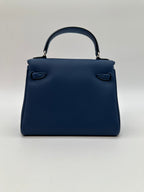 Hermès Kelly Doll Blue Tie / Caban Swift PHW