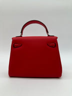 Hermès Kelly Doll Rouge Radieux Swift PHW