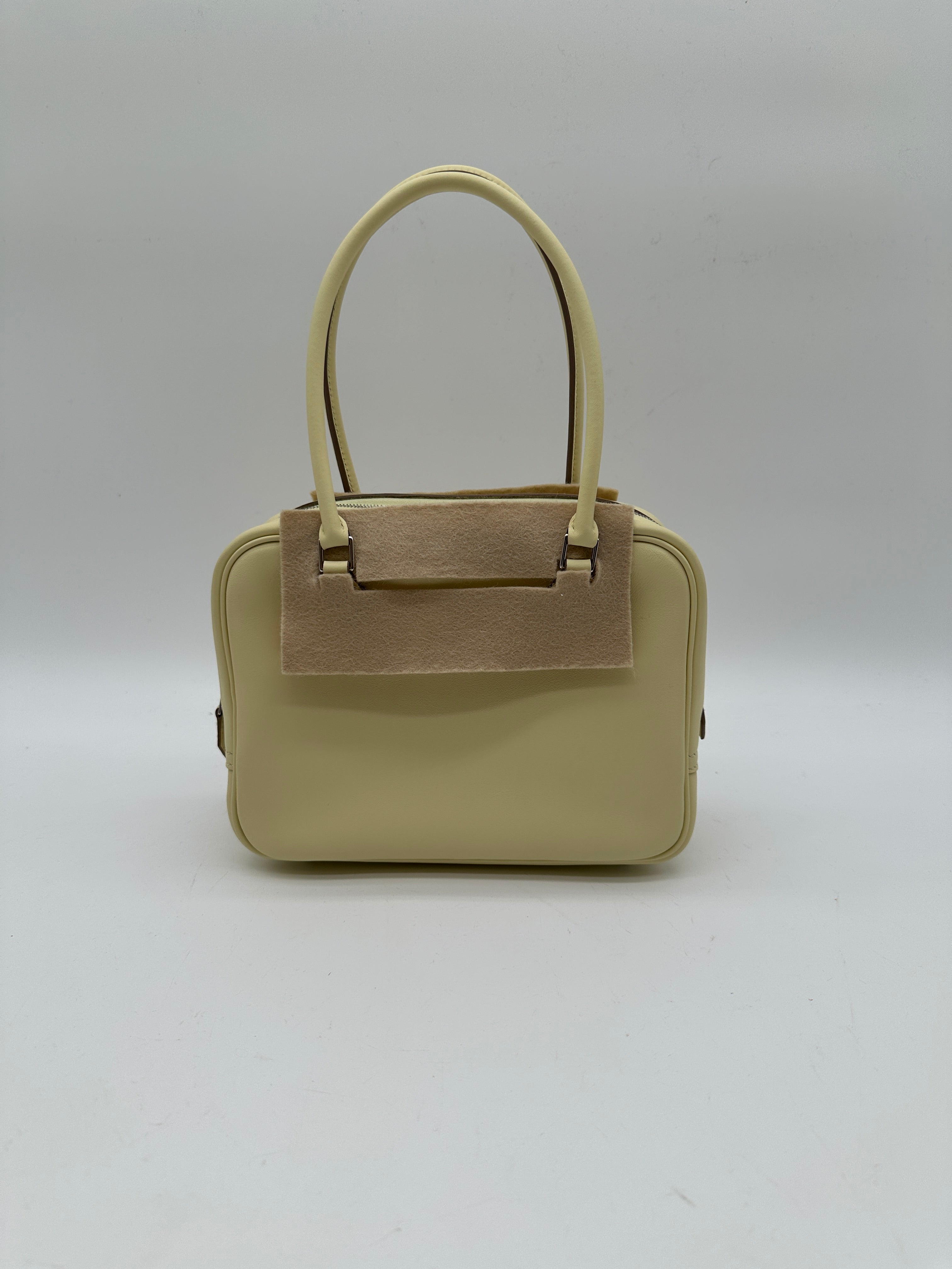 Hermès Mini Plume Jaune Milton Swift PHW