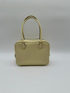 Hermès Mini Plume Jaune Milton Swift PHW