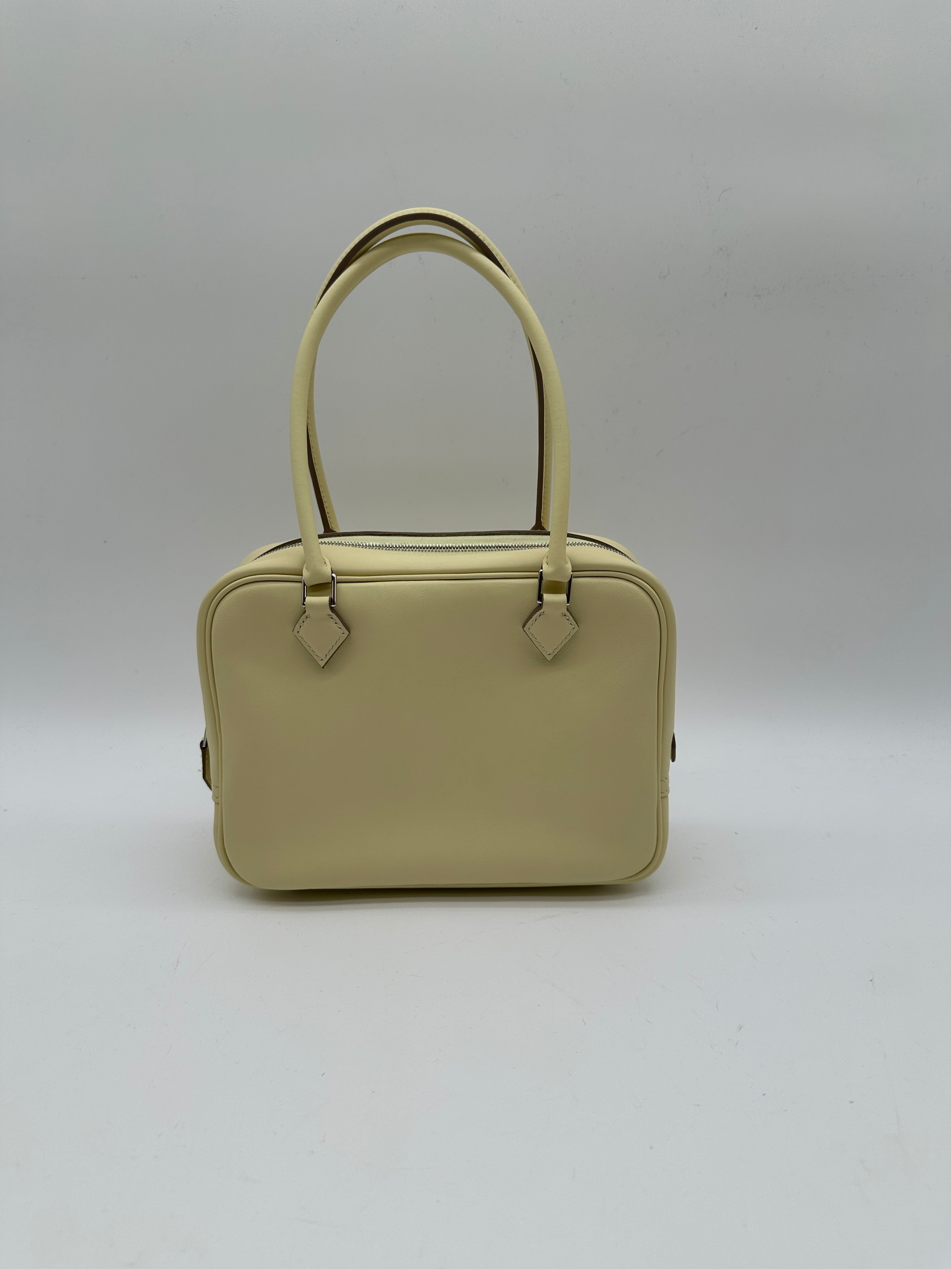 Hermès Mini Plume Jaune Milton Swift PHW
