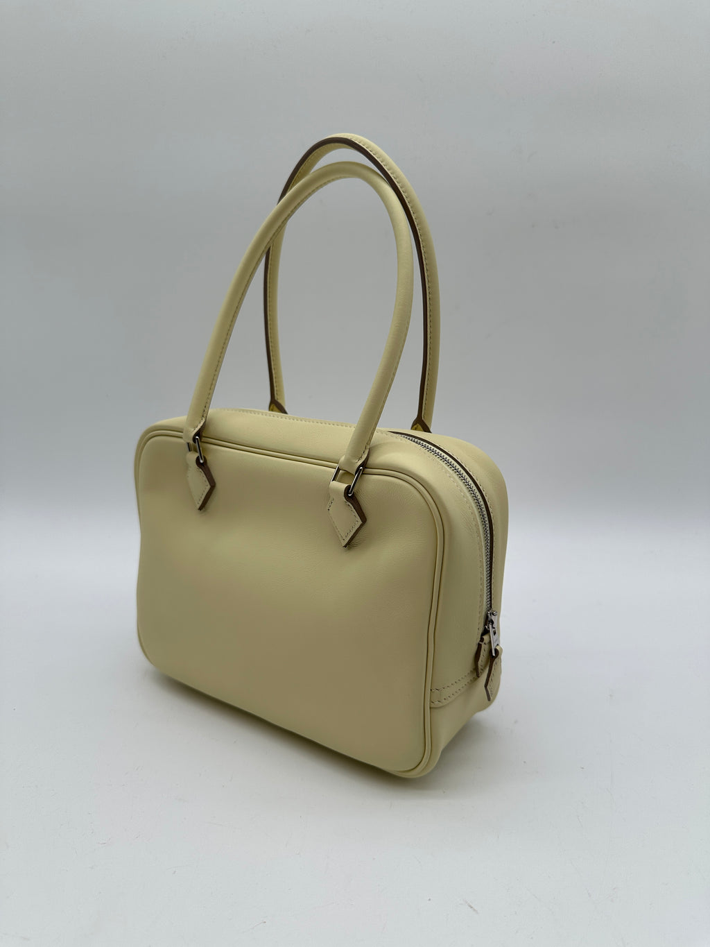 Hermès Mini Plume Jaune Milton Swift PHW