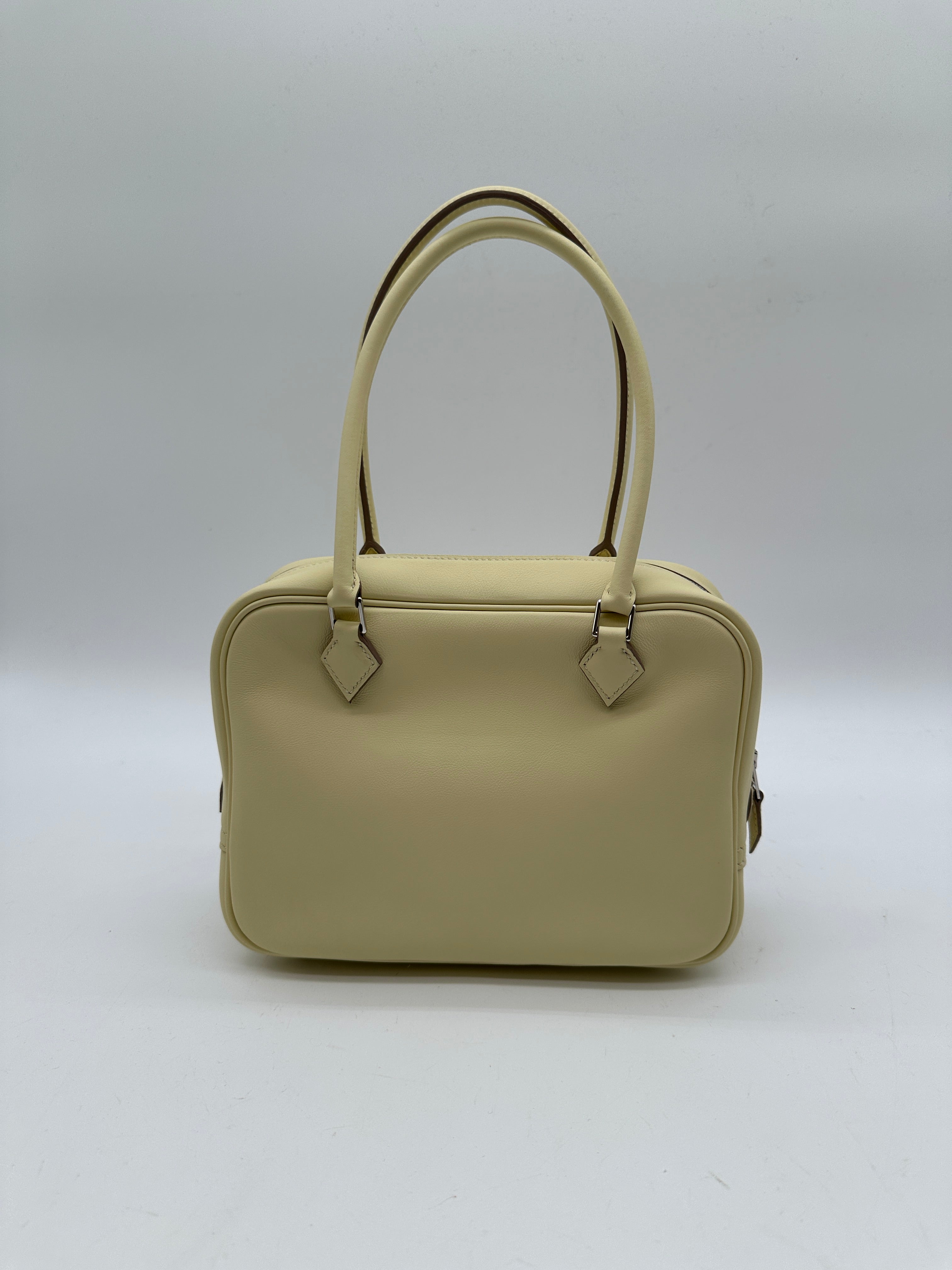 Hermès Mini Plume Jaune Milton Swift PHW