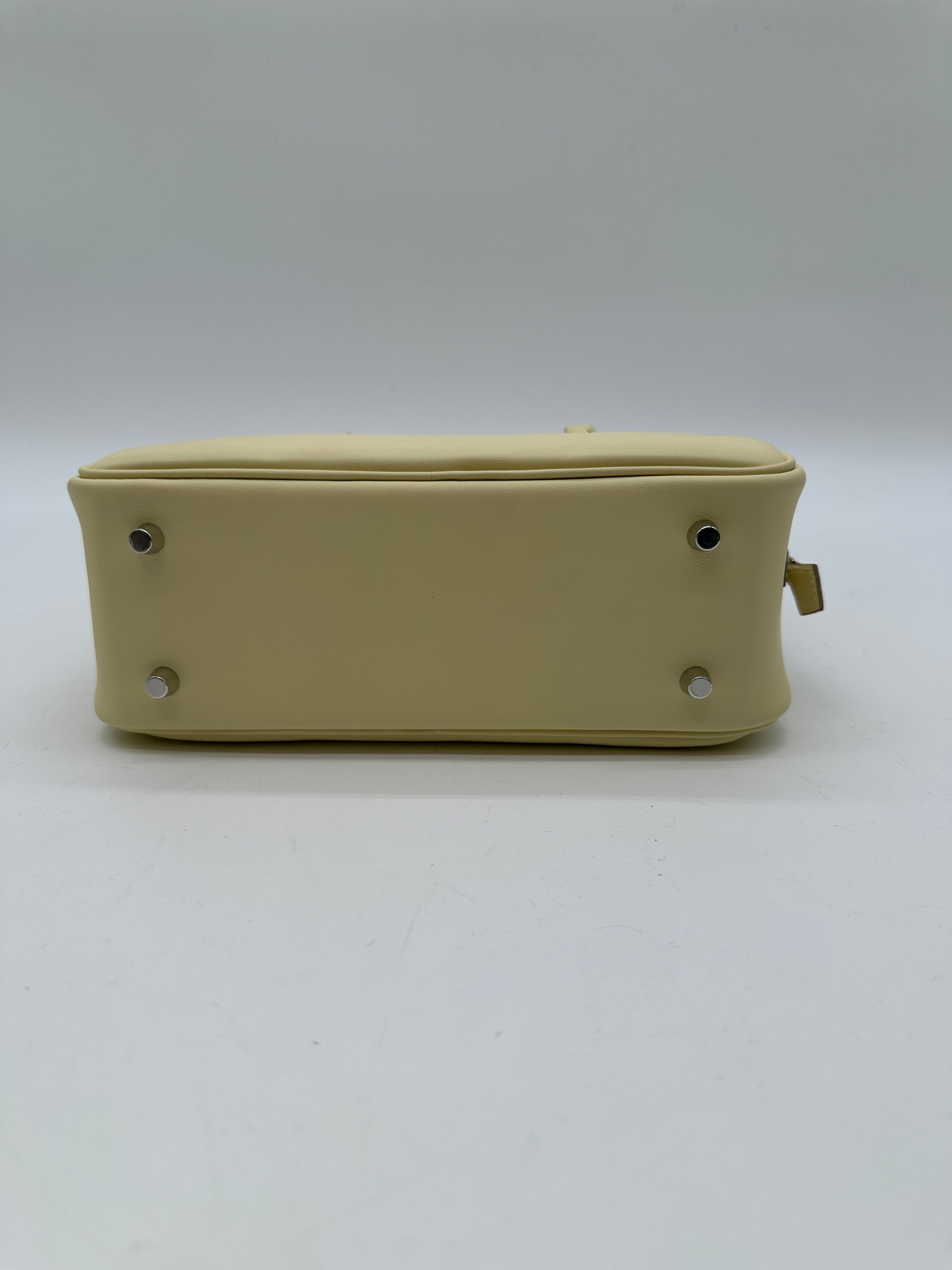 Hermès Mini Plume Jaune Milton Swift PHW