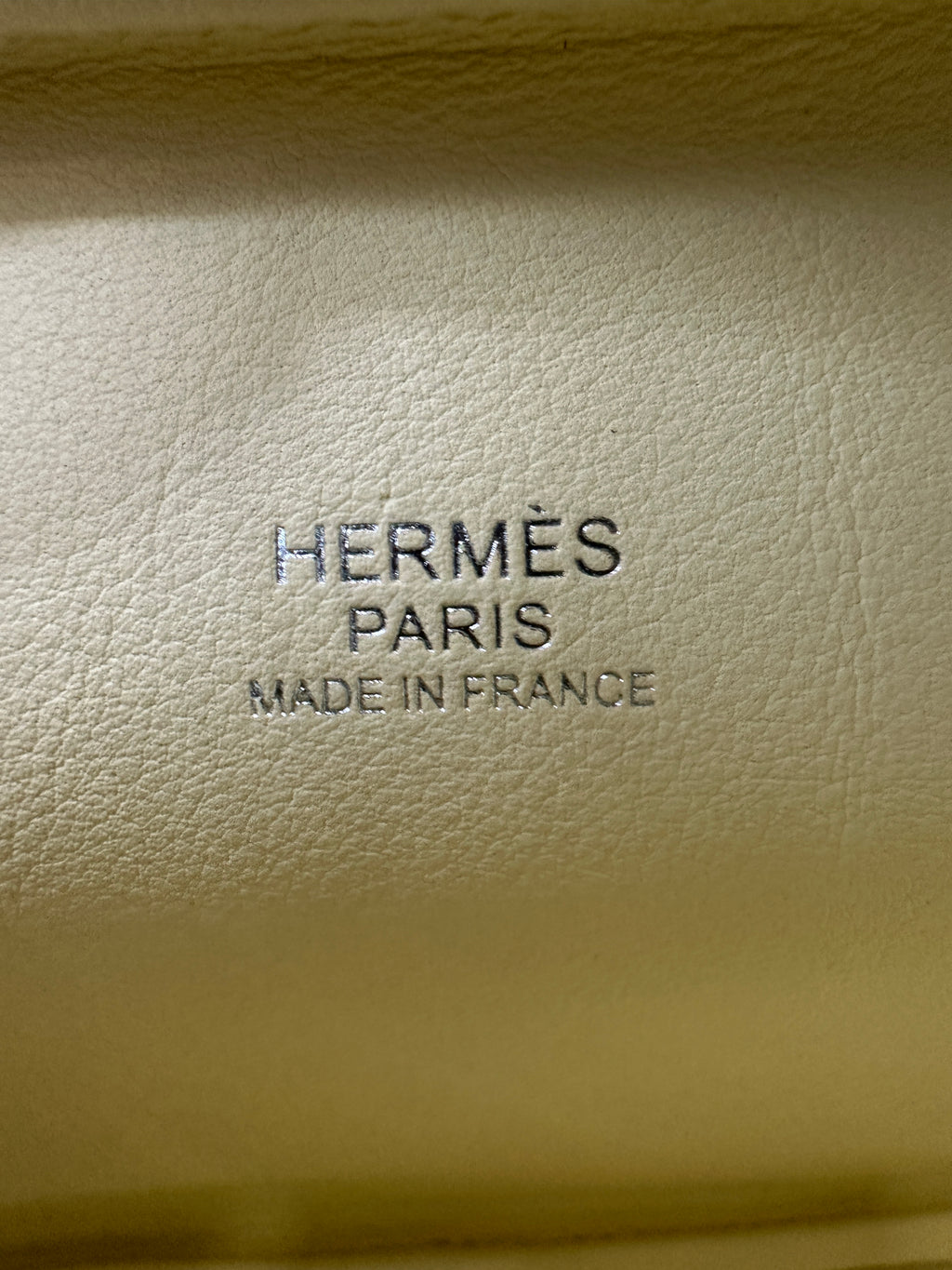 Hermès Mini Plume Jaune Milton Swift PHW