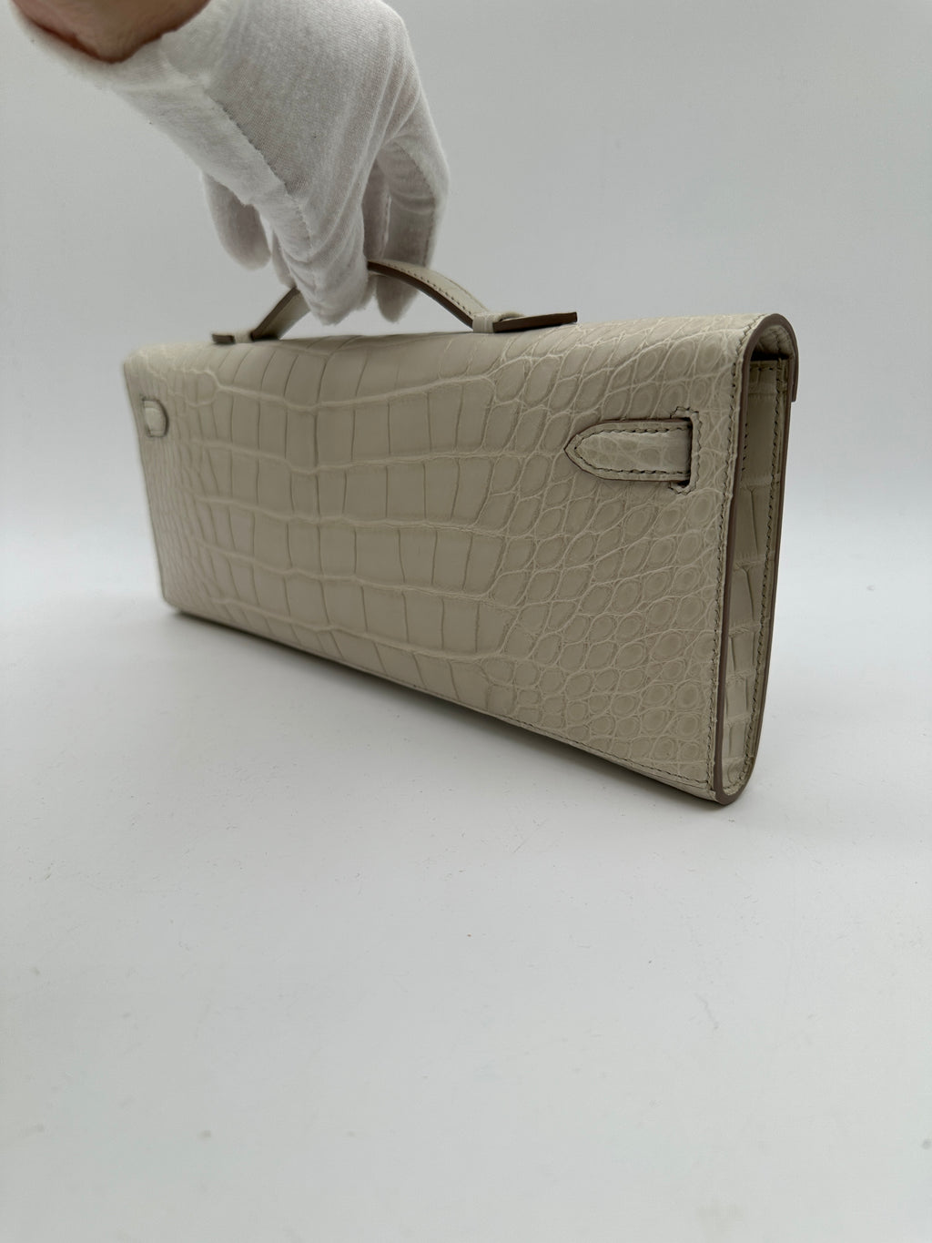 Hermès Kelly Cut Beton Matte PHW
