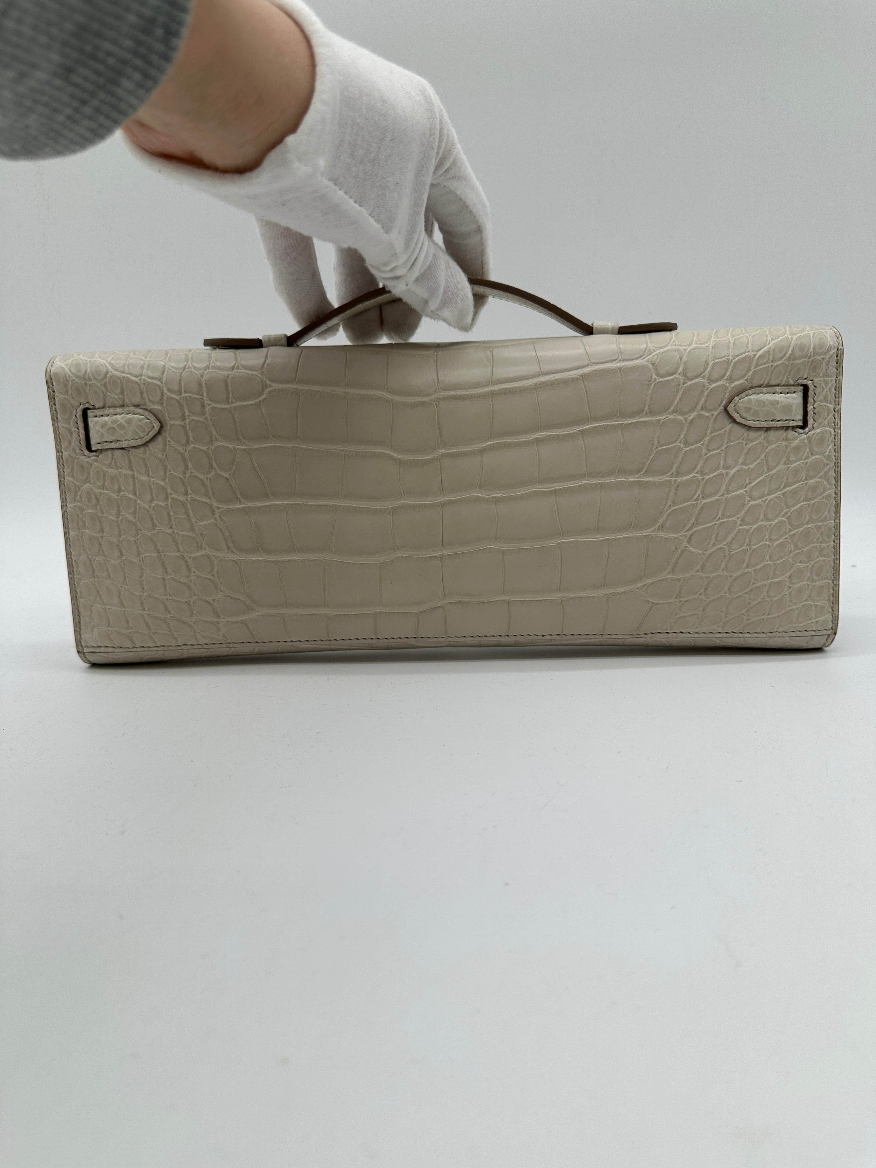Hermès Kelly Cut Beton Matte PHW