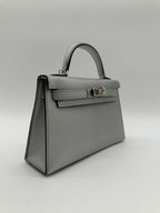 Hermès Kelly 20 Metallic Silver PHW