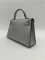 Hermès Kelly 20 Metallic Silver PHW