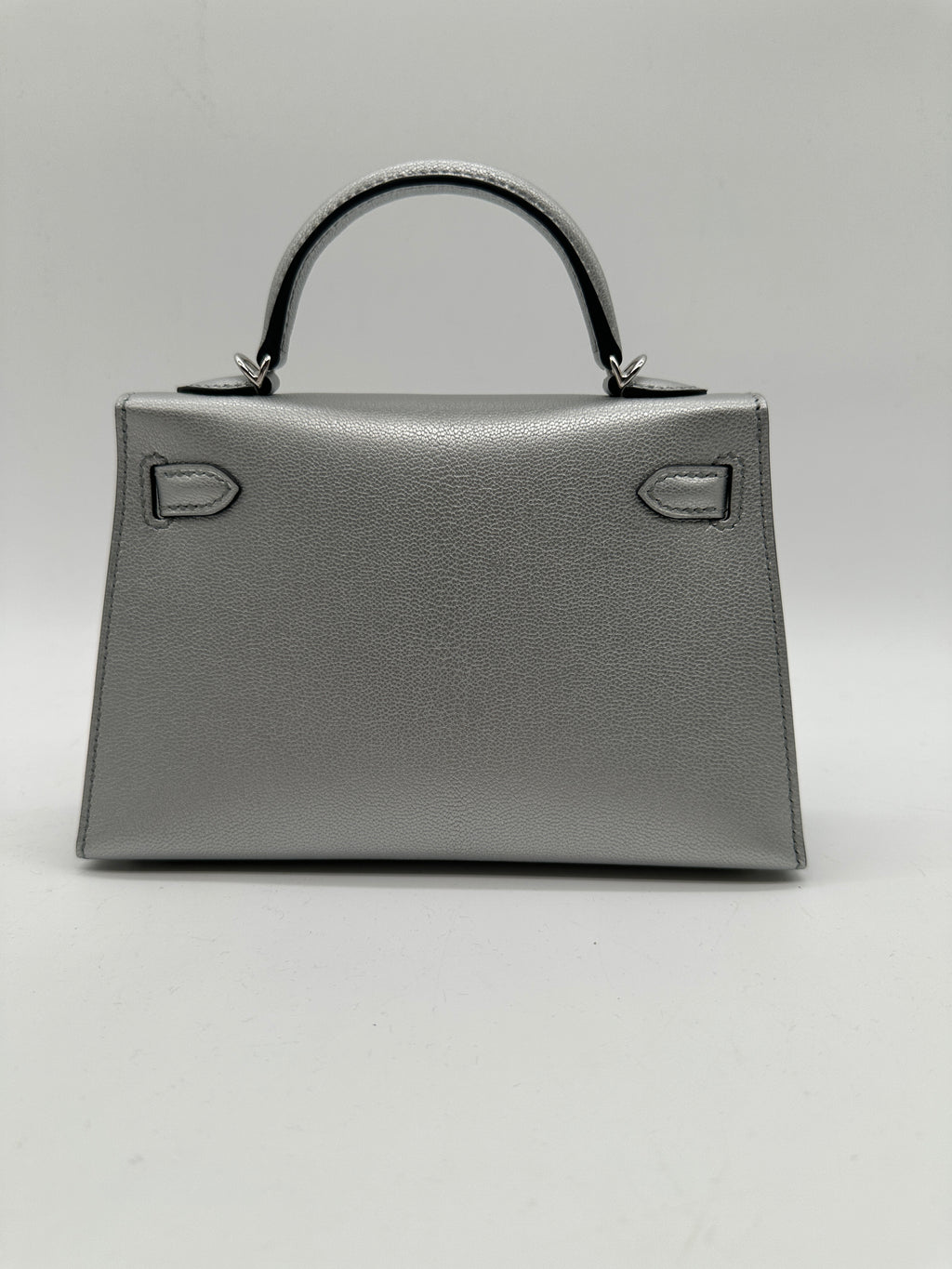 Hermès Kelly 20 Metallic Silver PHW